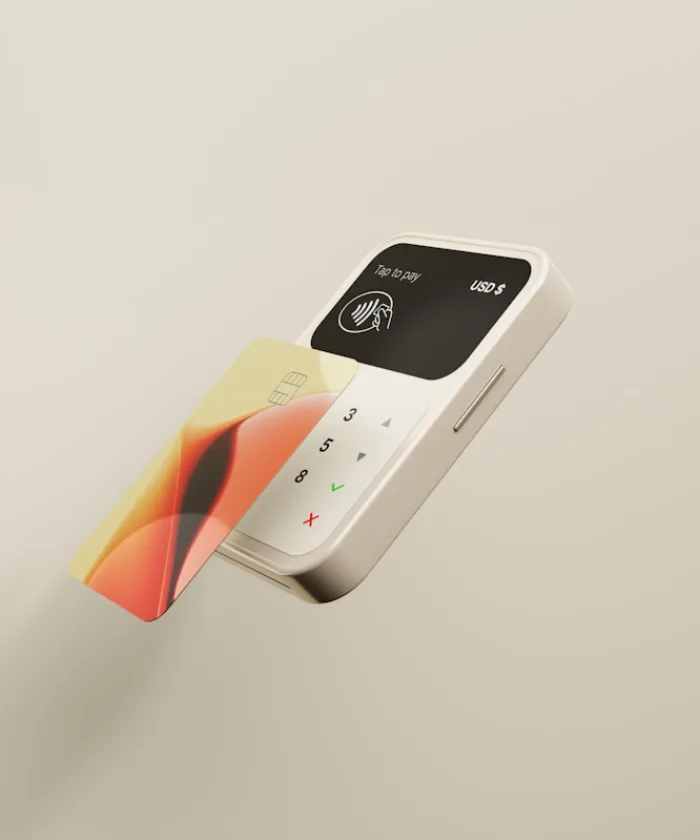 Payment terminal and card representing real-time business intelligence
